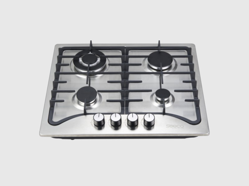 Estufa Empotrar 4 puestos Acero Inox GN Mando Frontal
