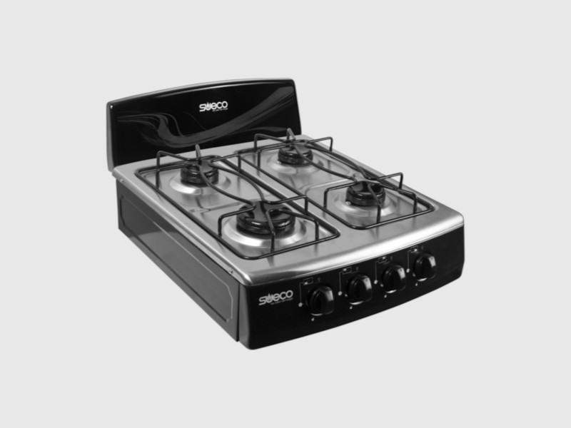 Estufa de Sobremesa Atlantis 4 ptos Mesa Acero Inoxidable
