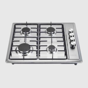 Estufa Empotrar 4 puestos Acero Inox GN Mando Lateral